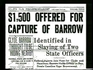 Rare Bonnie and Clyde film footage