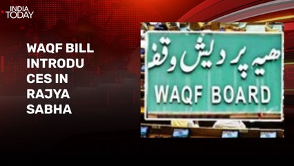 Waqf bill in Rajya Sabha, opposition slams centre
