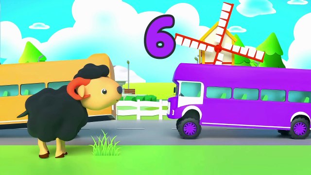 Ten little buses song | Little stars nursery rhymes & Kids songs