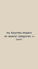 My Favorite Korean Youtubers on Several Categories