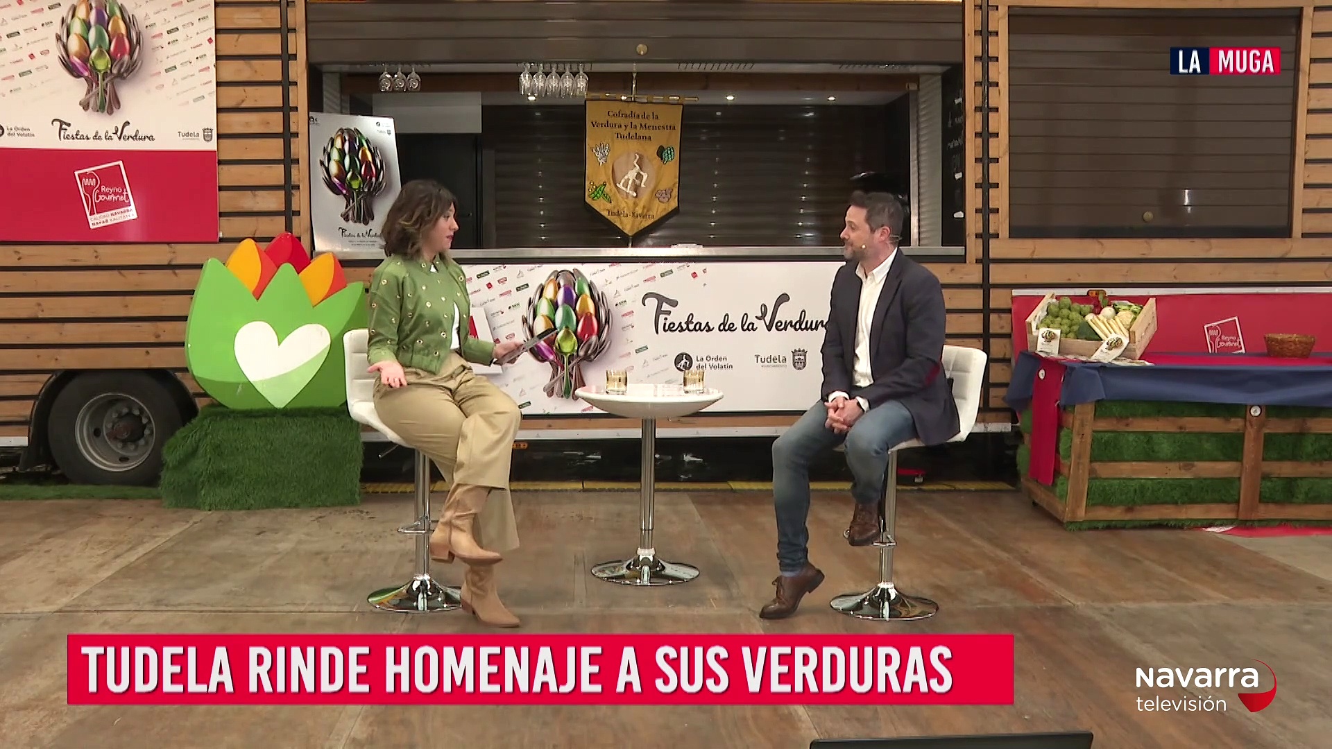 Tudela se viste de gala cada primavera en las fiestas de la verdura