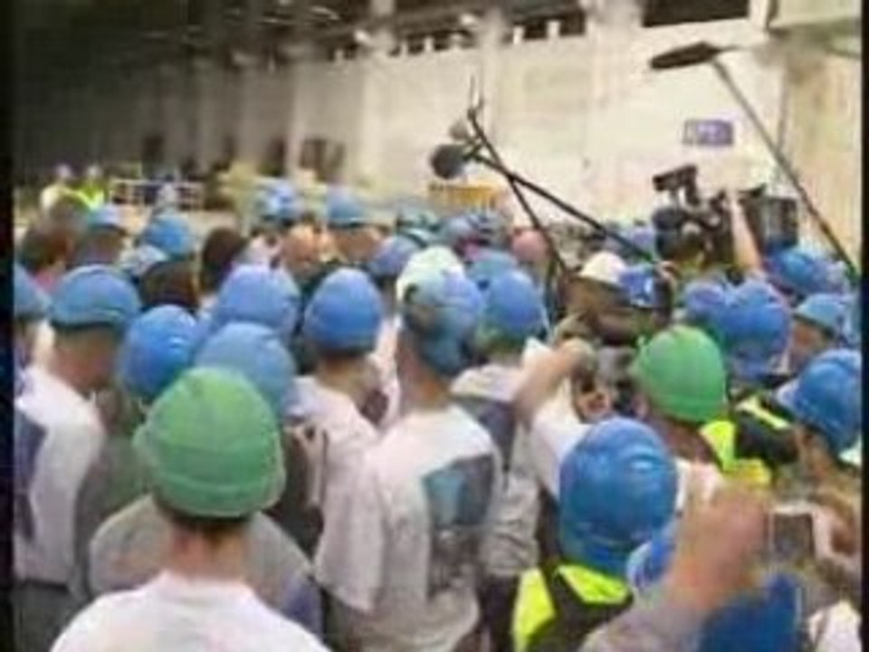 Visite de Nicolas Sarkozy chez KP1