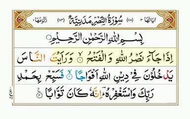 Surah An Nasr/ QuranChapterNo110/ AllahKaTohfaQuran