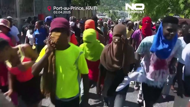 Protestos no Haiti intensificam-se após homens armados dispararem contra a polícia