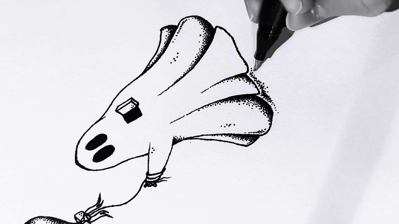 I drew the CUTEST ghost on the Internet!
