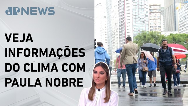 Chegada de uma frente fria na Região Sudeste causa chuva e umidade | Previsão do Tempo