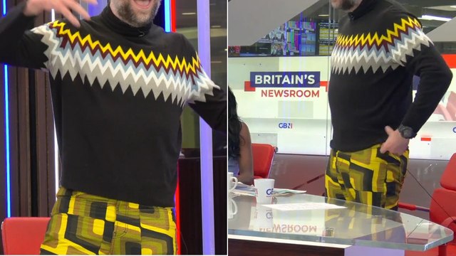 GB News guest hilariously mocked by Andrew Pierce for outfit choice: 'Even by your standards, you have excelled!'