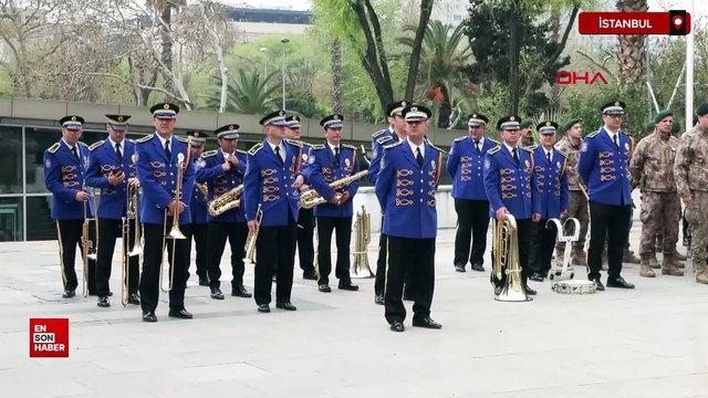 Şehit Bekçi Uğur Gölçek için İstanbul İl Emniyet Müdürlüğü'nde tören düzenlendi