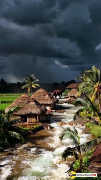 🌊🦏 Brave Rescuers Help Rhino Stuck in Deadly Flood! 🦸‍♂️❤️