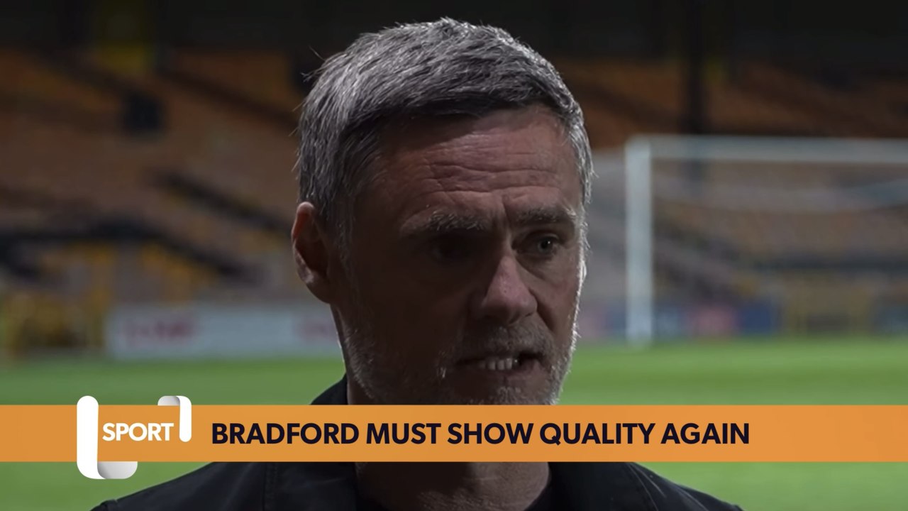 Bradford must show quality against Crewe