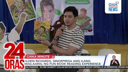 Alden Richards, sinorpresa ang ilang mag-aaral ng fun book reading experience | 24 Oras