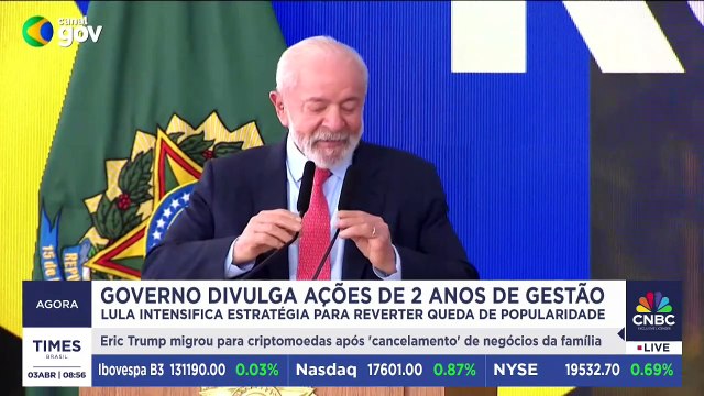 Dois anos de governo Lula: presidente destaca economia e programas sociais em evento