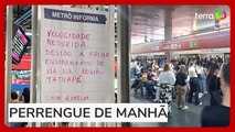 Falha em equipamento causa transtorno e longas filas em linha do Metrô de SP