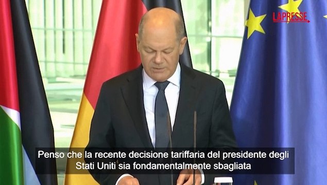 Dazi, Olaf Scholz condanna la decisione di Trump: Scelta sbagliata