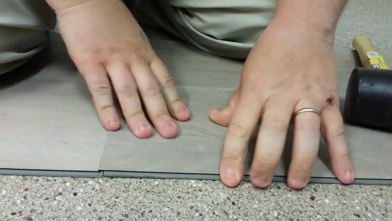 Quick Vinyl Plank DROP AND LOCK Installation Demo