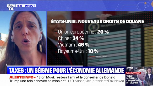 Droits de douane de Donald Trump: le choc en Allemagne dont les États-Unis sont le premier partenaire commercial