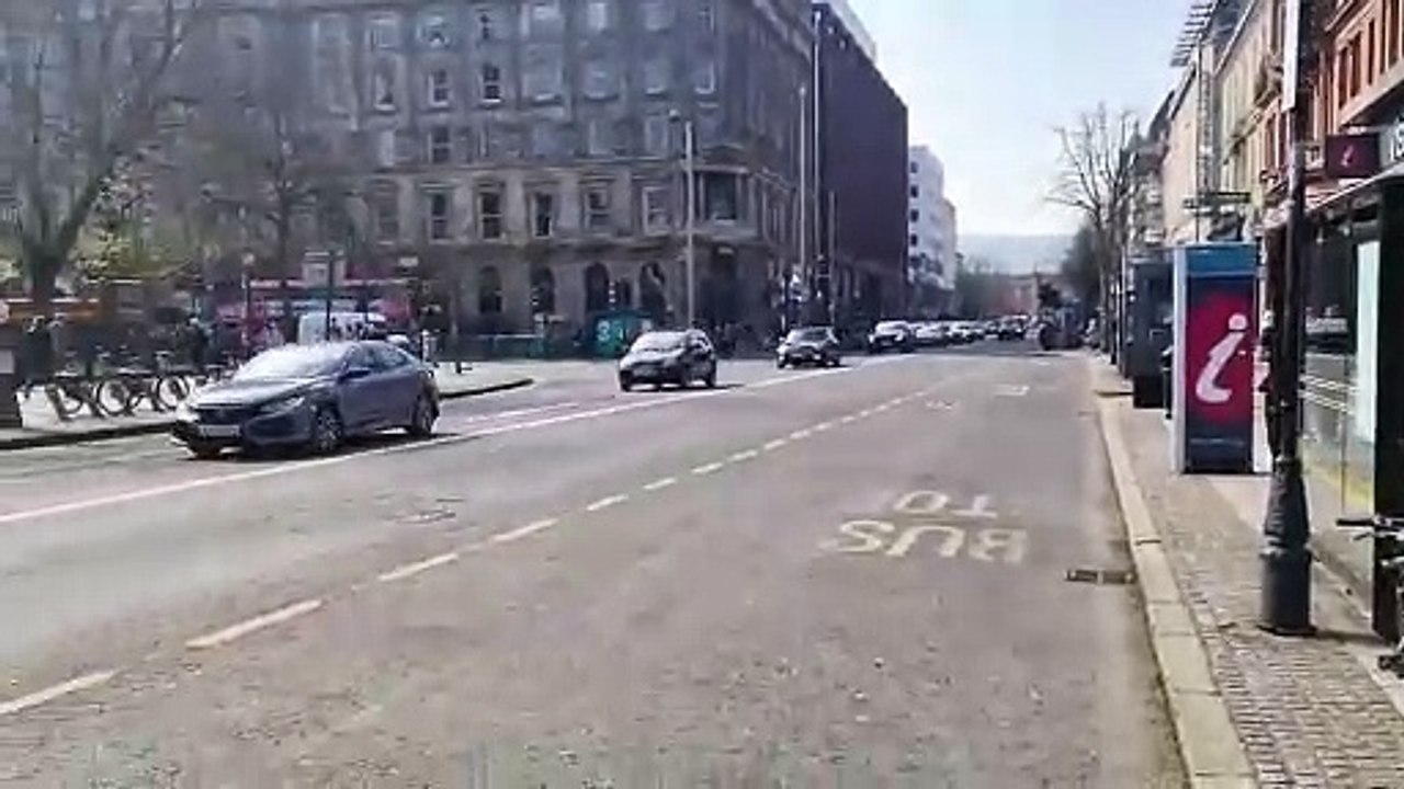 City centre sunshine Belfast News Letter