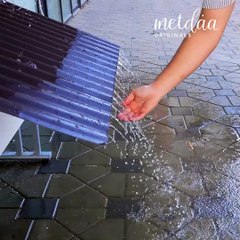 Creating a roof water system to save water