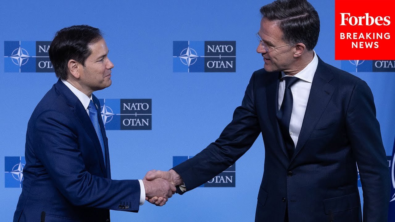 Marco Rubio Meets With NATO Secretary-General After Trump Announces Sweeping Global Tariffs