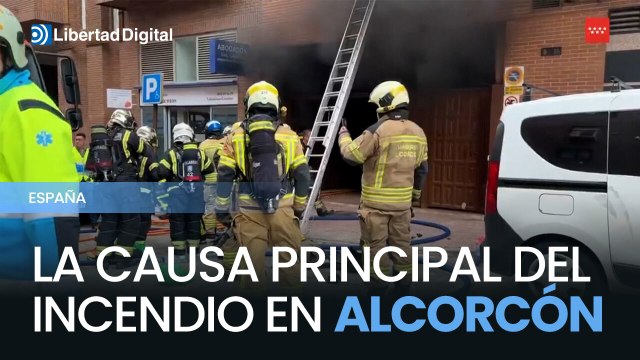 Explosión tras choque de vehículo, causa principal del incendio en Alcorcón