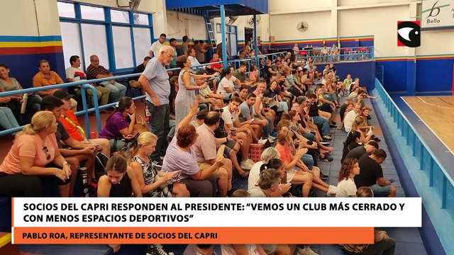Socios del Capri responden al presidente “Vemos un club más cerrado y con menos espacios deportivos”