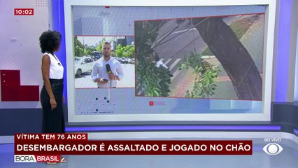 Desembargador aposentado é jogado no chão durante assalto em MG