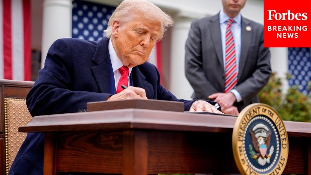 President Trump Signs Massive Tariffs At White House Ceremony, Leading To Global Shockwaves