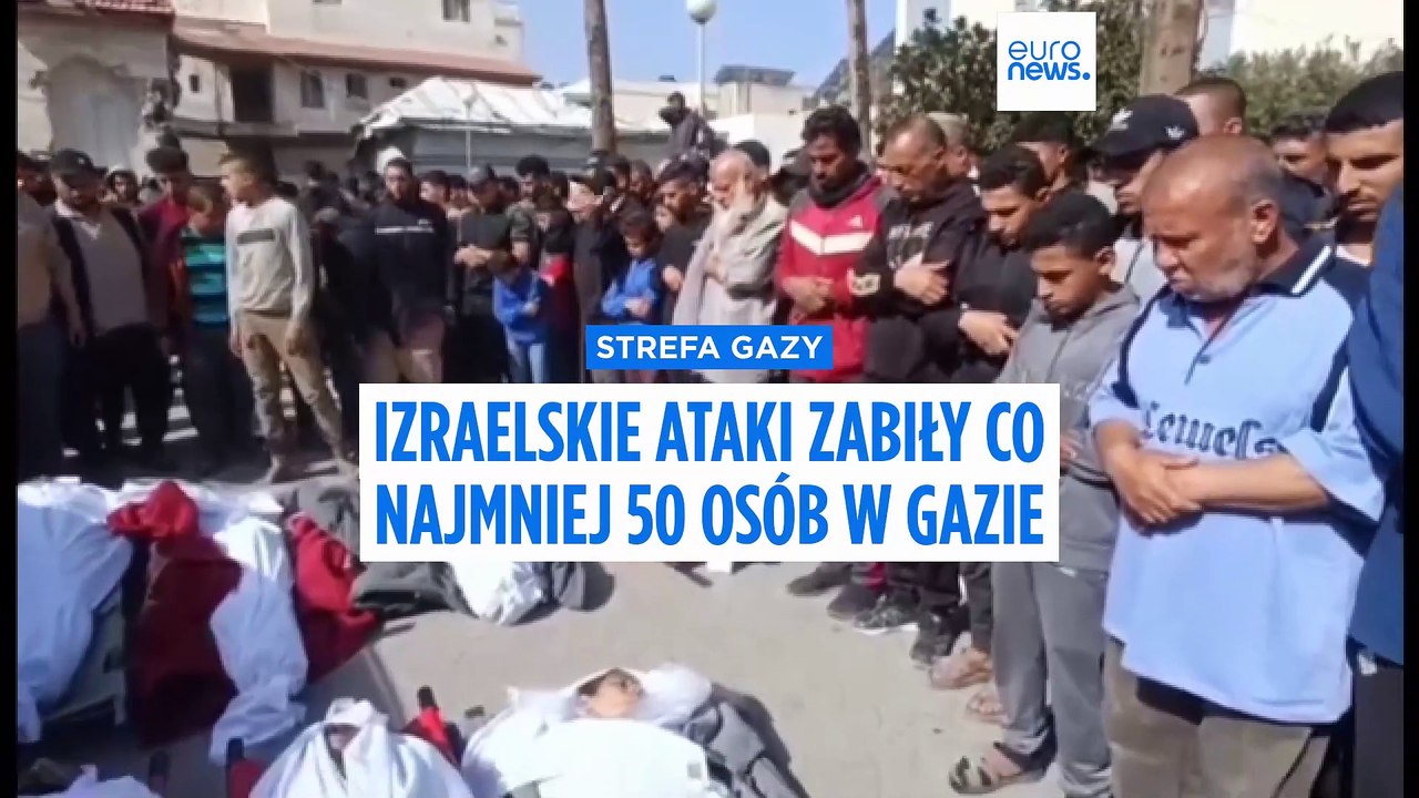 Co najmniej pięćdziesiąt osób zginęło w izraelskich nalotach w Strefie Gazy