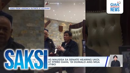 Subpoena para sa mga opisyal ng ehekutibo para dumalo sa pagdinig ng Senado ukol sa pag-aresto kay FPRRD, pinapaaral sa legal department | Saksi
