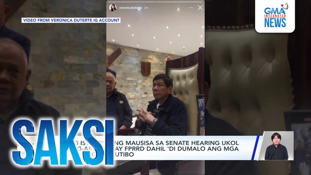 Subpoena para sa mga opisyal ng ehekutibo para dumalo sa pagdinig ng Senado ukol sa pag-aresto kay FPRRD, pinapaaral sa legal department | Saksi
