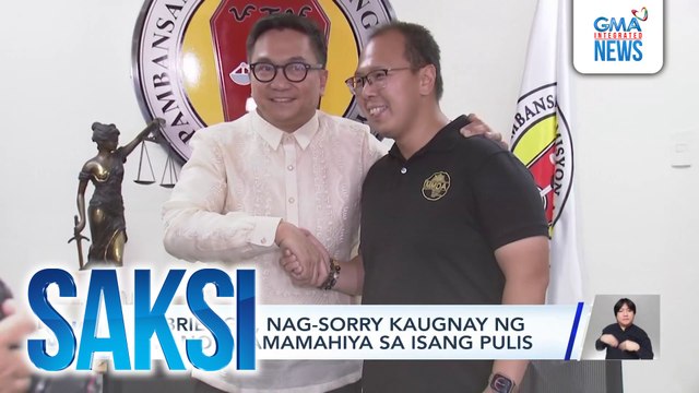 Gabriel Go, nag-sorry kaugnay ng umano'y pamamahiya sa isang pulis | Saksi