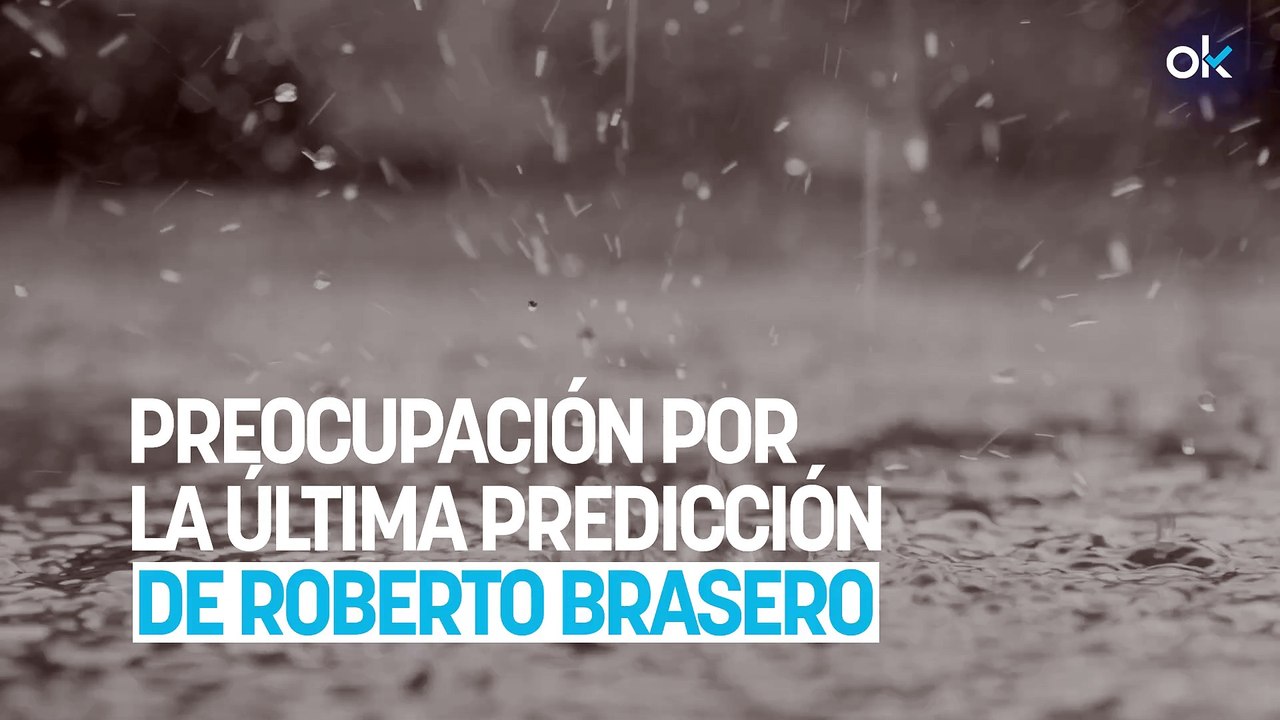 Preocupación por la última predicción de Roberto Brasero por lo que llega hoy: "Atención este jueves…"