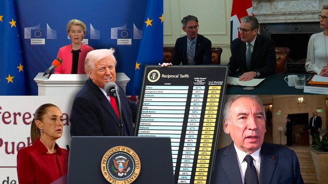 Guerre commerciale : les réactions des dirigeants du monde entier après la décision de Trump