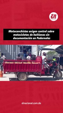 Motoconchistas exigen control sobre motocicletas de haitianos sin documentación en Pedernale