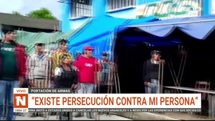 loza pide autorización para usar armas de fuego