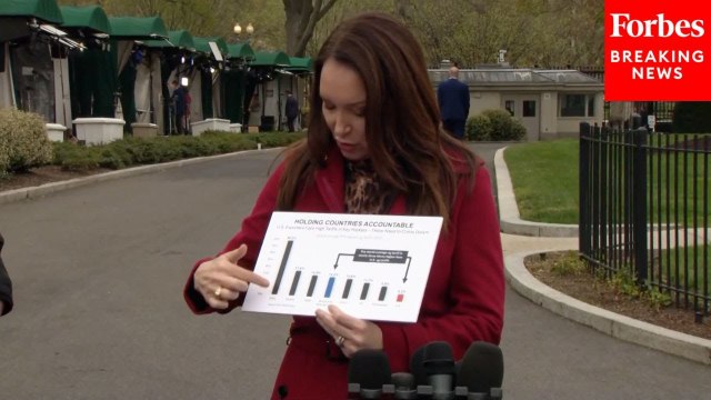 Sec. Brooke Rollins Grilled By Reporters On President Trump's Tariffs: 'I Have A Chart...'