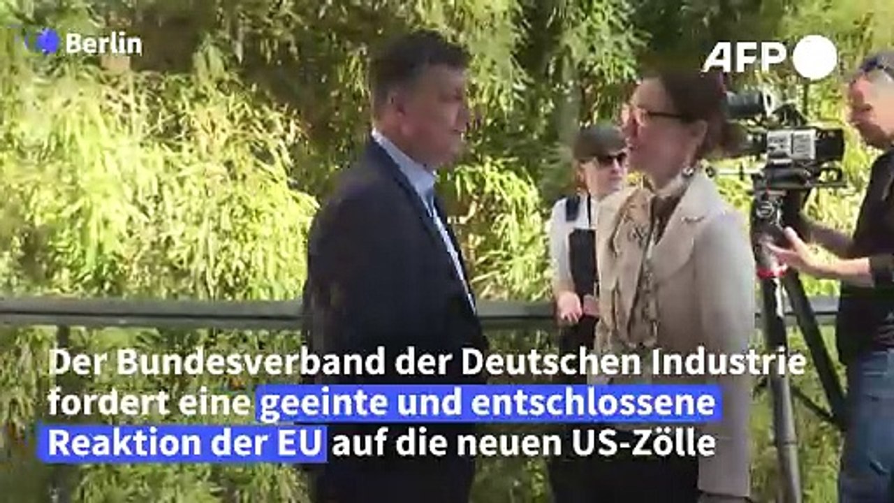 US-Zölle: Deutsche Industrie fordert geeinte Reaktion der EU
