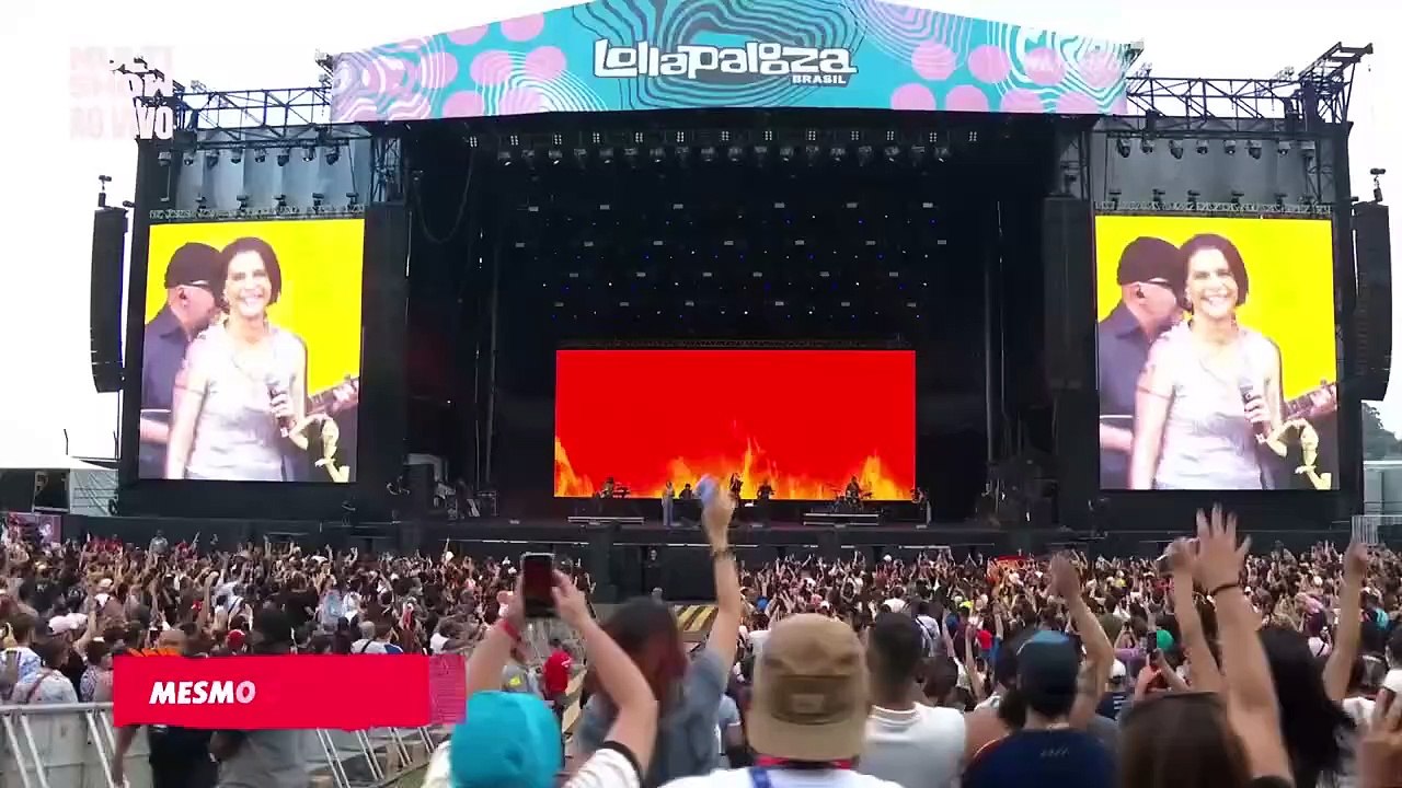 Marina Lima - Mesmo que seja eu - Ao vivo Lollapalooza 2025