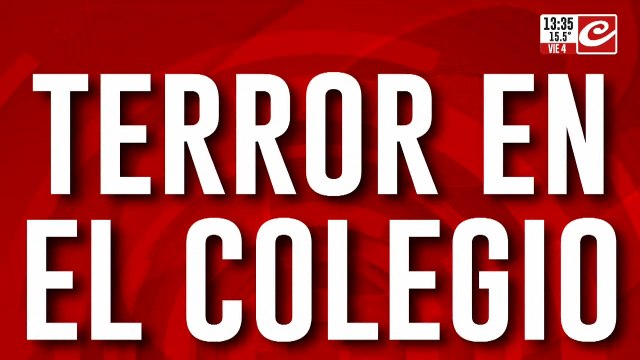 Terror en el colegio: alumnos planifican un tiroteo escolar por mensajes