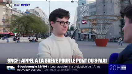 SNCF: "C'est pénalisant", le syndicat Sud-Rail appel à la grève pour le pont du 8 mai