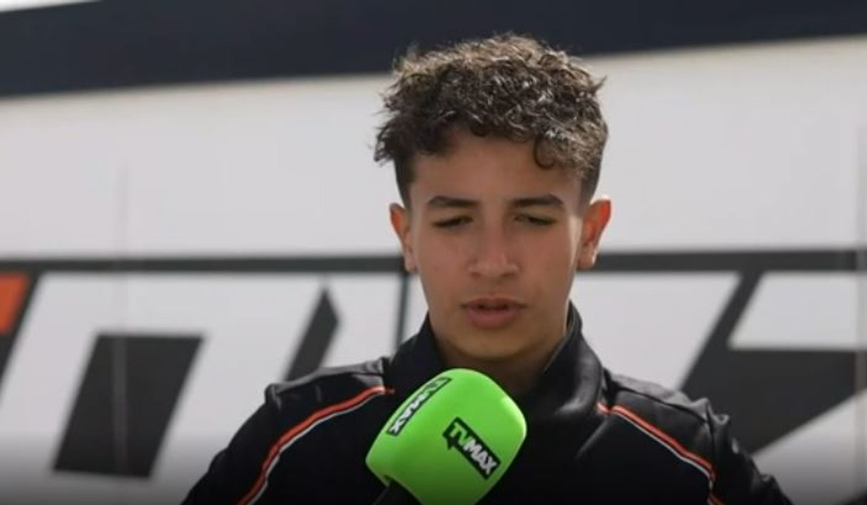 Gianmatteo Rousseau probó la pista previo al Campeonato Europeo de Karting en Málaga