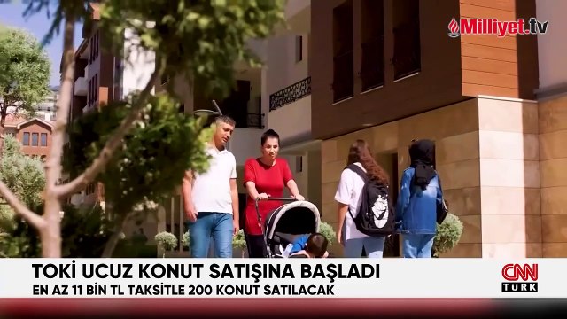 TOKİ ucuz konut satışına başladı! 11 bin TL taksitle 200 konut: İşte başvuru tarihi