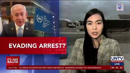 Israel Prime Minister Netanyahu, tumulak patungong Hungary sa gitna ng nakaambang arrest warrant ng ICC