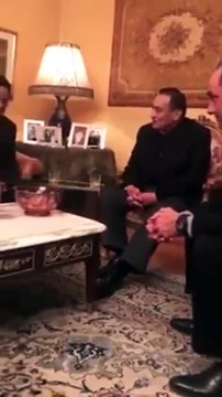 بالفيديو.. الظهور الأول لحسني مبارك ونجله مع نائب رئيس مجلس الأمة الكويتي السابق في منزله