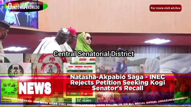 Natasha-Akpabio Saga - INEC Rejects Petition Seeking Kogi Senator's Recall