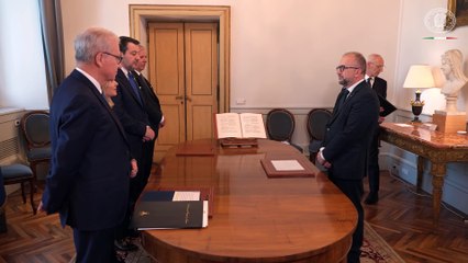 Roma - Governo, giuramento del Sottosegretario alle infrastrutture e trasporti Iannone (03.04.25)