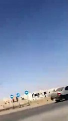 فتاة سعودية تنجو من الموت والسبب شاب يقوم بالتفحيط