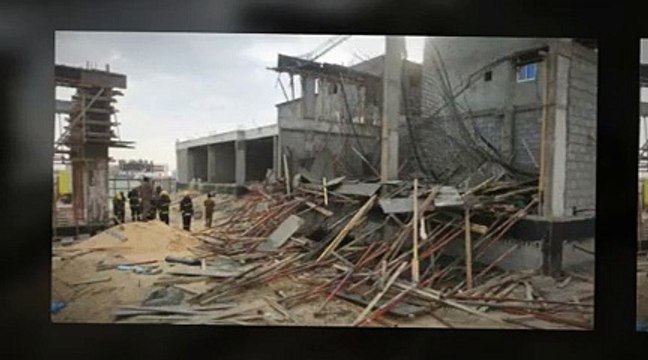 بالصور: انهيار مبنى تحت الإنشاء في الأحساء ما يتسبب في إصابة تسعة عمال