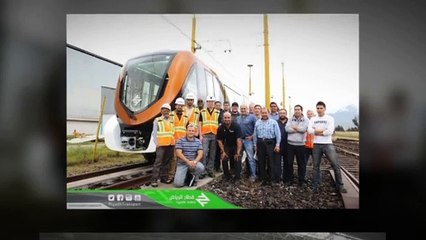 بالصور: وصول أولى عربات قطار الرياض للمسار البرتقالي