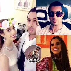 زوج بلقيس يتغزّل فيها ويقبّلها أمام جمهورها!